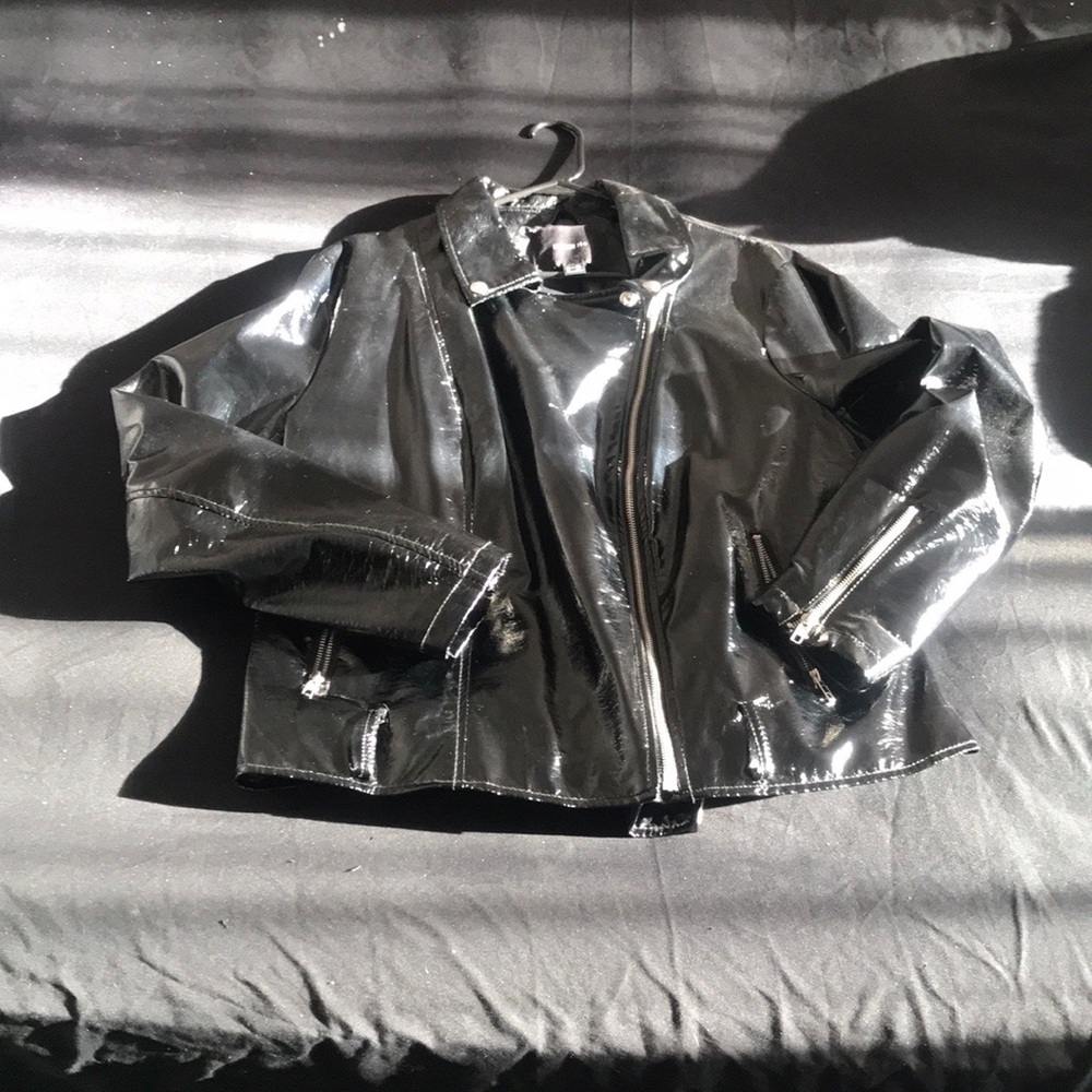 Black Patent Leather Jacket
